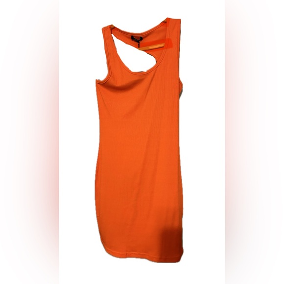 {BY.DYLN} Kendall Dress in Orange NWT - Picture 2 of 9